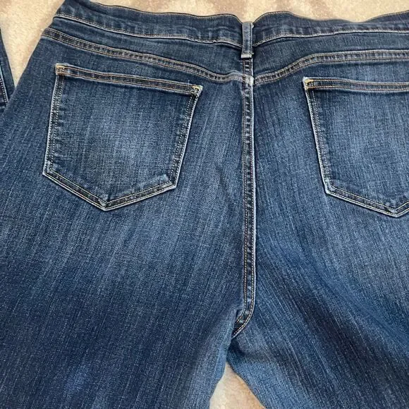 Old Navy Plus Size 16 Long Sweetheart Dark Denim Bootcut - Picture 10 of 11